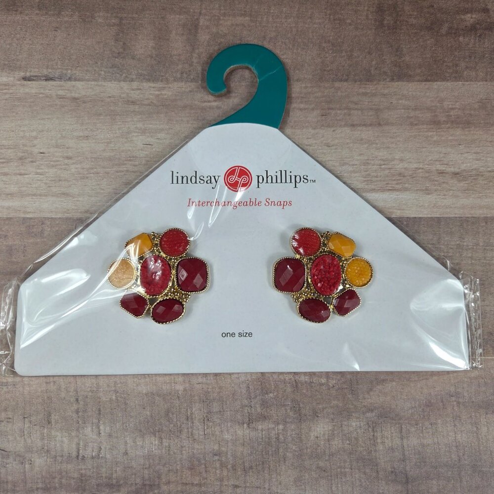 Lindsay Phillips Hadley Rhinestone Snaps - Picture 2 of 6